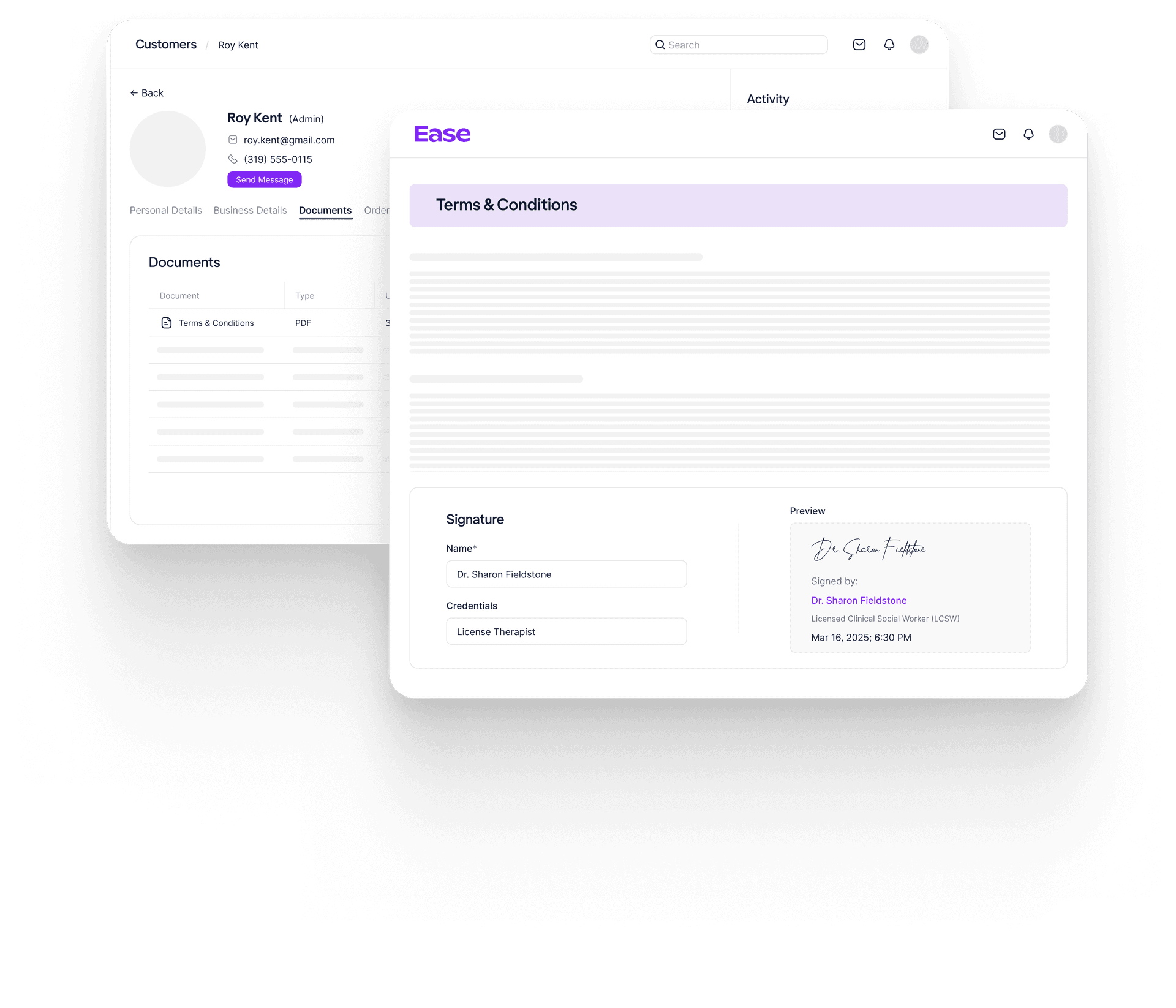 Ease document management