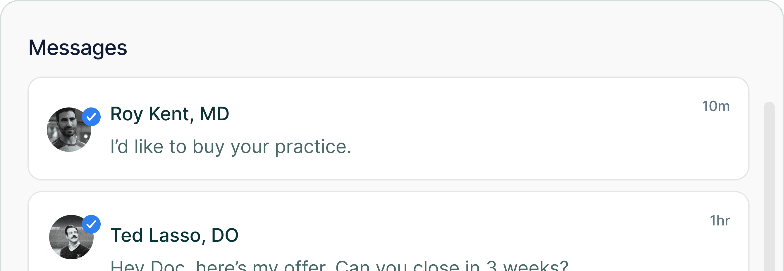 Buyer offers delivered to your inbox
