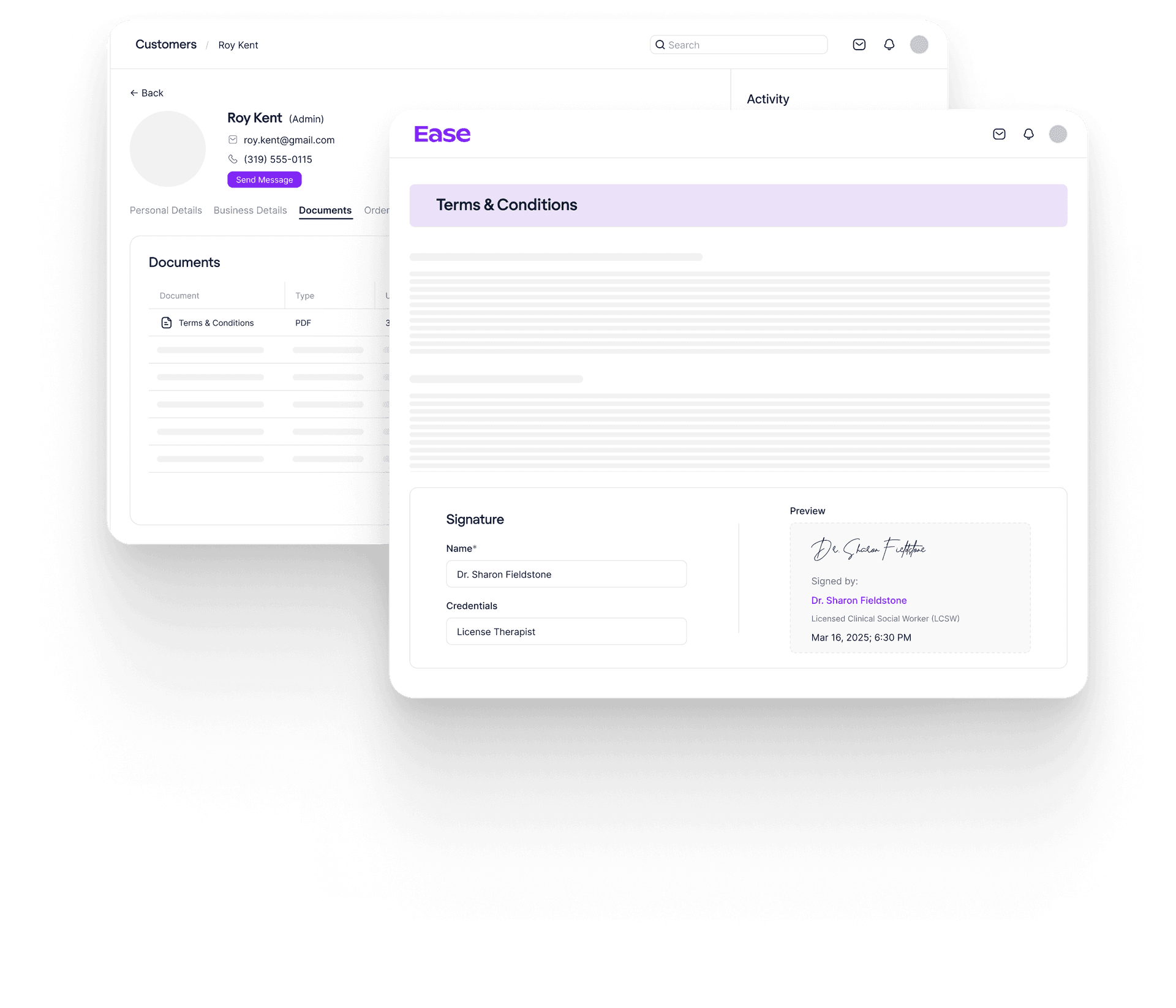 Ease document management